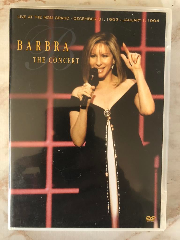 Dvd Barbara streisand live in concert, Alle leeftijden, Ophalen of Verzenden, Zo goed als nieuw