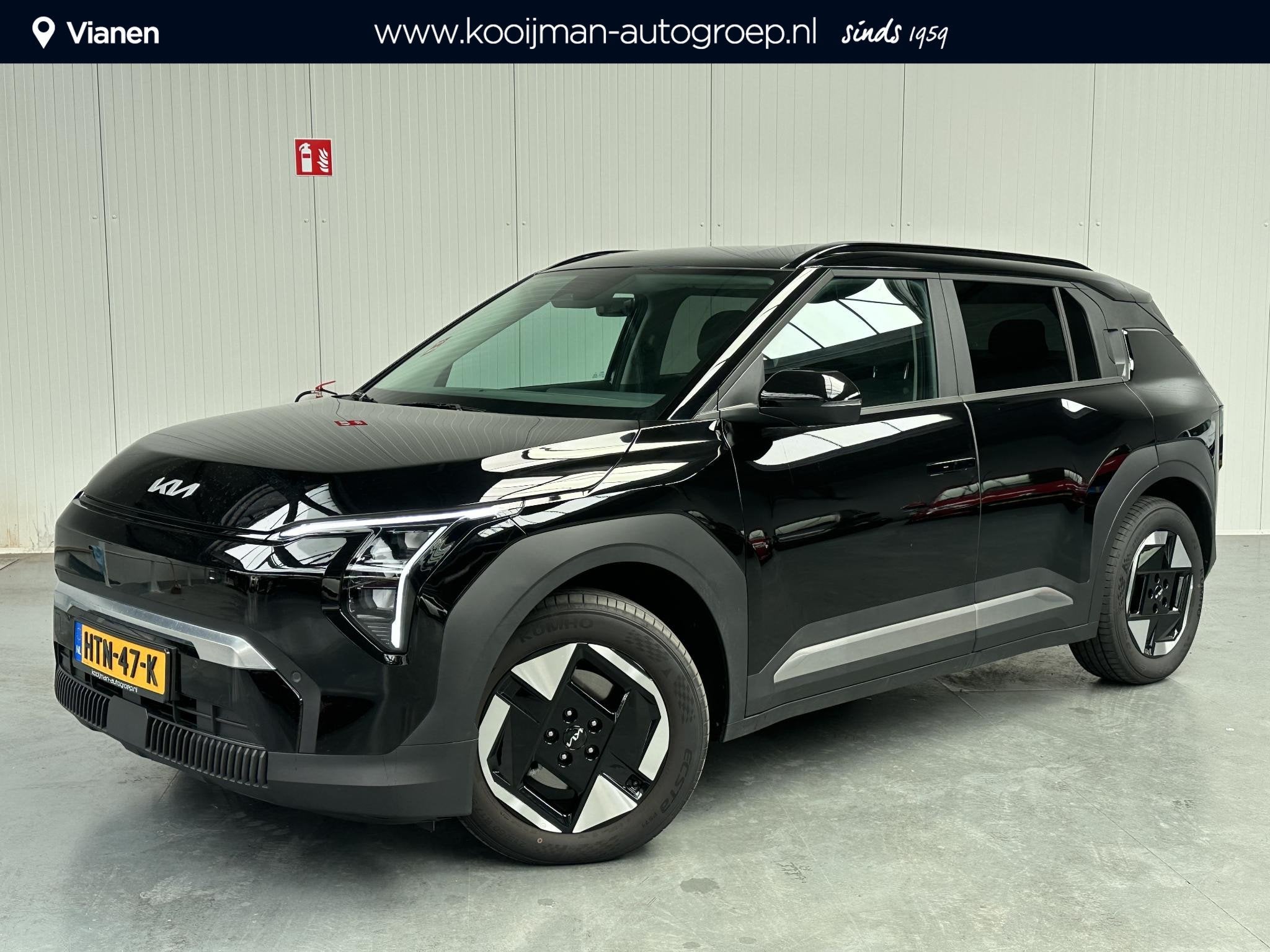 Kia EV3 Plus 81.4 kWh, Auto's, Stof, Zwart, Origineel Nederlands, 204 pk