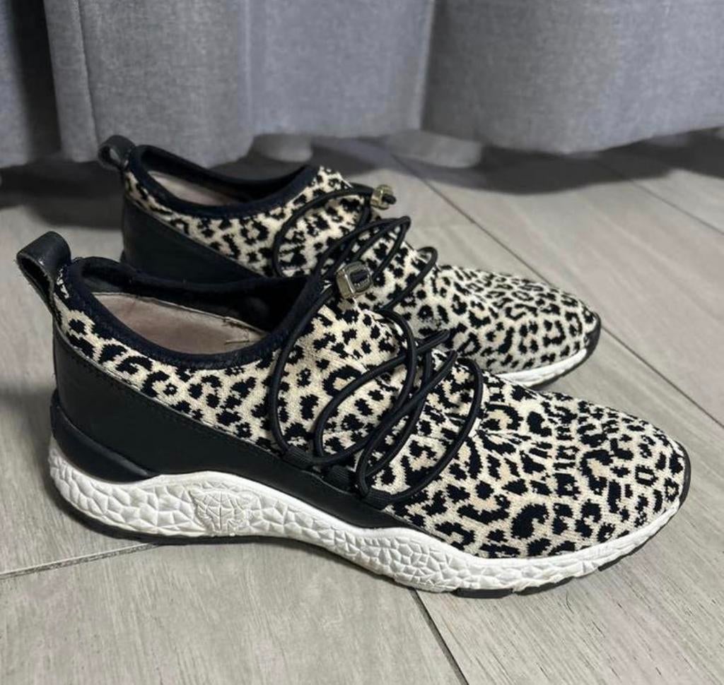 Marc Cain sneakers met luipaardprint - Maat 36, Kleding | Dames, Schoenen, Gedragen, Sneakers of Gympen, Zwart, Ophalen of Verzenden