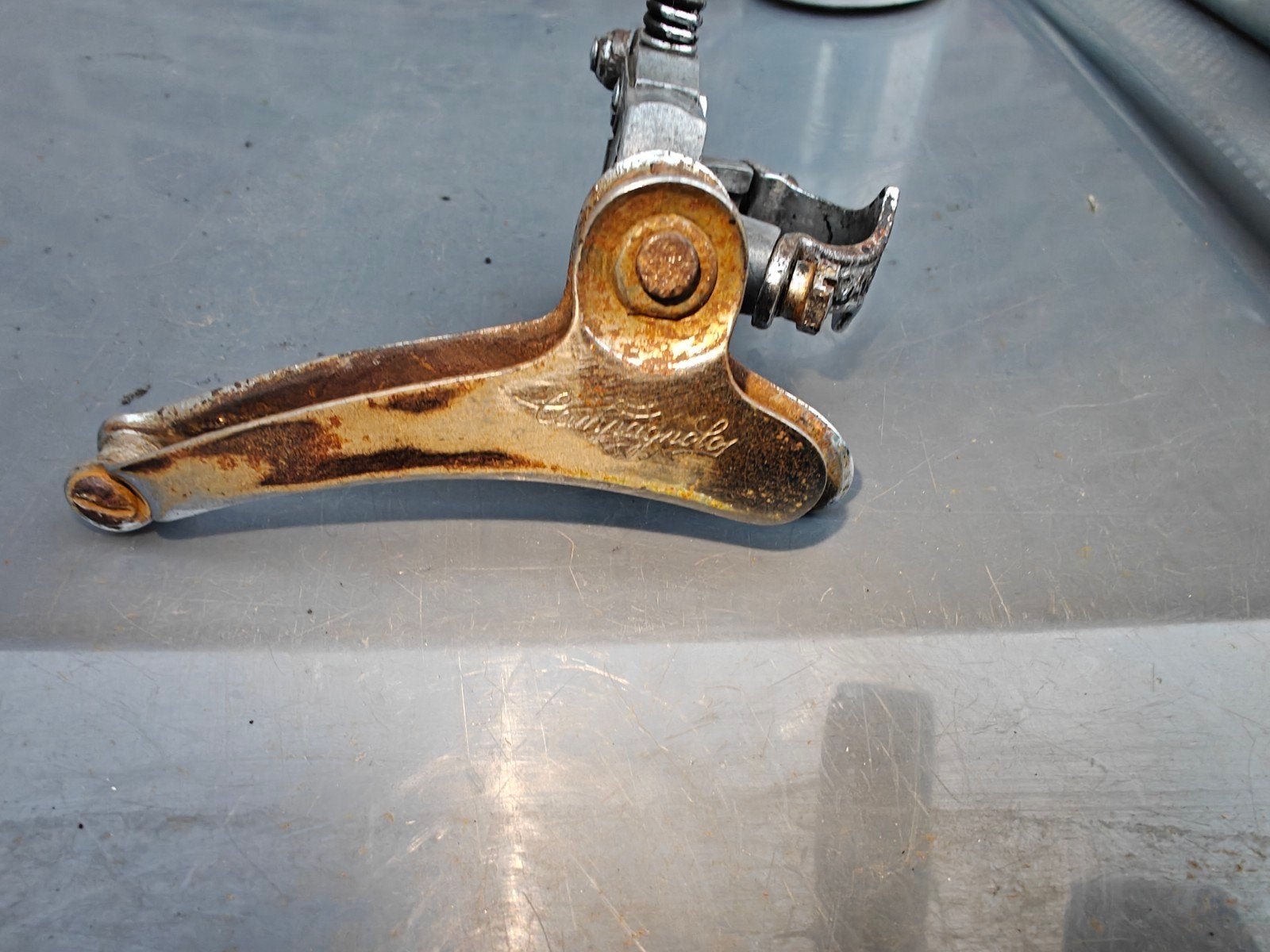 oude Campagnolo voorderailleur uit jaren 50, Fietsen en Brommers, Ophalen of Verzenden