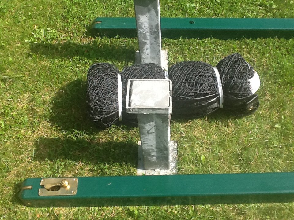 Tennis net en toebehoren., Ophalen of Verzenden, Zo goed als nieuw