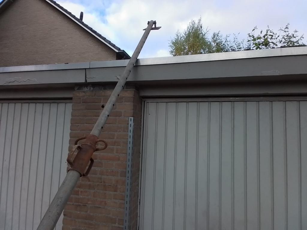 3 lange schoorstempels -, Ophalen of Verzenden, Overige typen, 5 meter of hoger