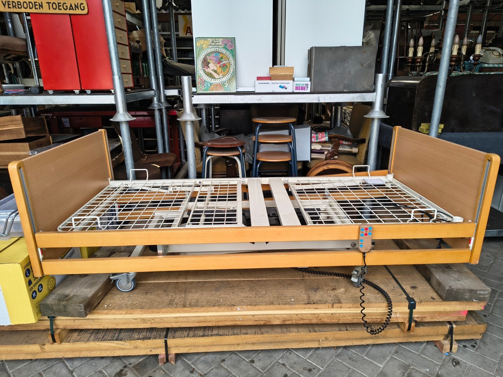 Ziekenhuisbed elektronisch hoogte verstelbaar, Ophalen, Verstelbaar, 90 cm, Eenpersoons