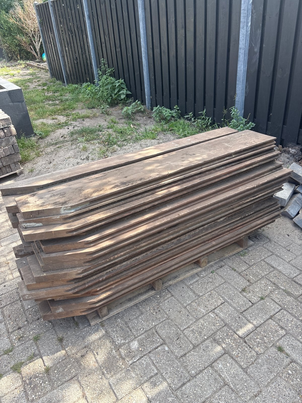 Beschoeiing deze week halen voor 500, Ophalen, Gebruikt, Planken, Hardhout