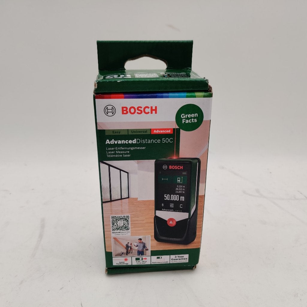 Bosch Advanced Distance 50C Laserafstandsmeter nieuw! €54.99, Ophalen of Verzenden, B, B, B