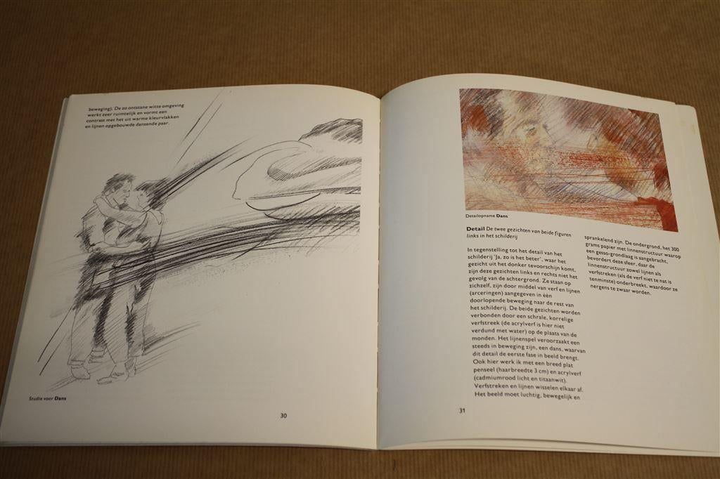 Figuratieve vertekeningen. Een beeldend proces. Musch., Ophalen of Verzenden, Gelezen