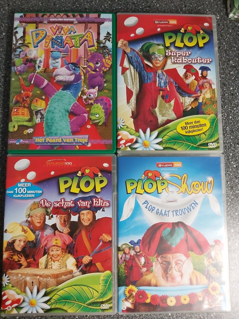 SETJE 3 + 1 DVD'S PLOP & VIVA PINATA, Alle leeftijden, Ophalen of Verzenden, Gebruikt, Tv-serie