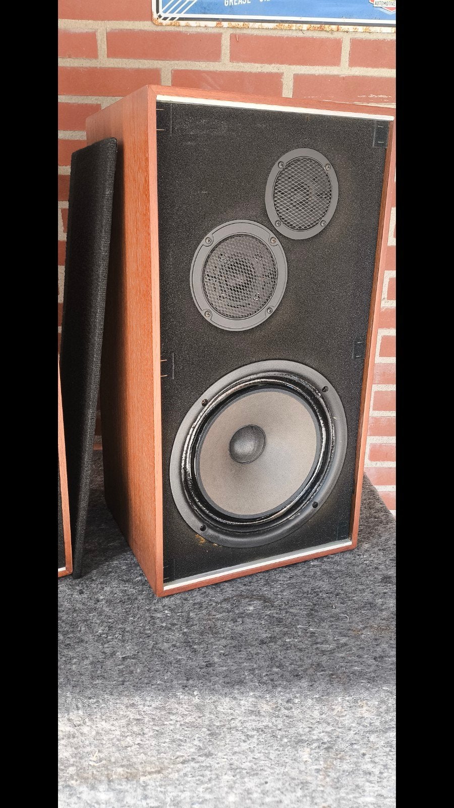 Sansui ES-200 3-weg luidsprekers - Vintage Hifi, Overige merken, Stereo speakers, Refurbished, Ophalen of Verzenden