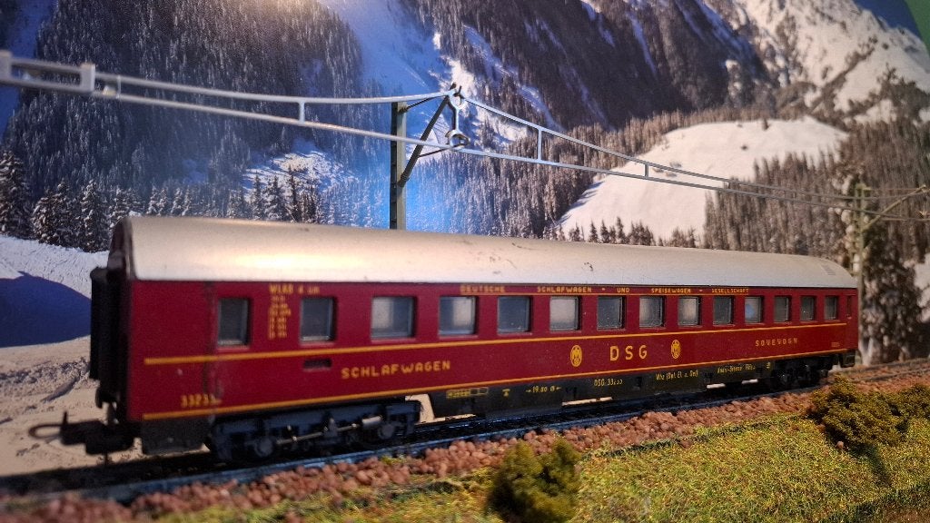 Lima H0 – DSG Slaaprijtuig WLABüm (9204 / 33231), Gebruikt, Gelijkstroom, Wagon, Ophalen of Verzenden