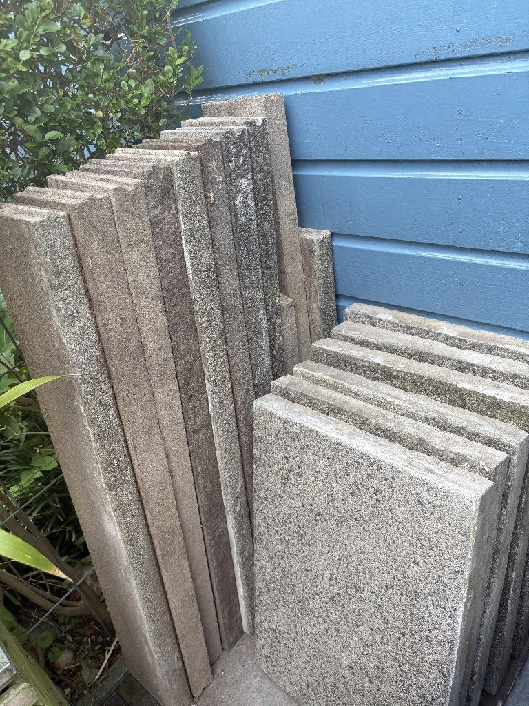 betontegels en opsluitbanden, Tuin en Terras, Tegels en Klinkers, Ophalen, Gebruikt, Minder dan 5 m², Beton