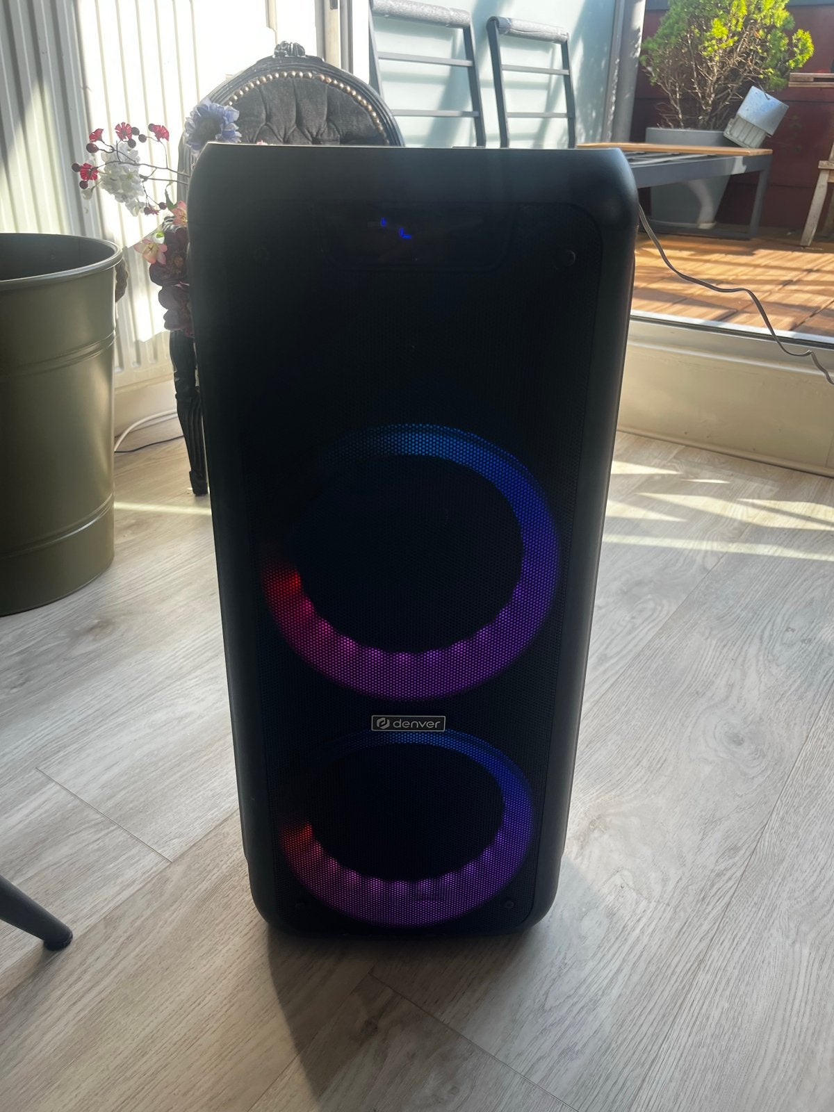 Denver BPS-350 Party Speaker met Lichteffecten en Bluetooth, Overige merken, Gebruikt, Party speaker, Ophalen of Verzenden