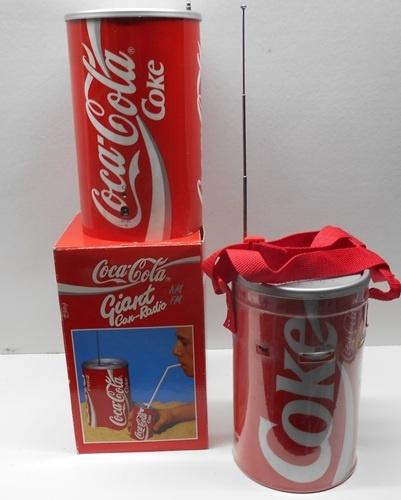 Coca Cola Giant Can-Radio AM-FM in doos, Verzamelen, Ophalen of Verzenden, Zo goed als nieuw, Gebruiksvoorwerp