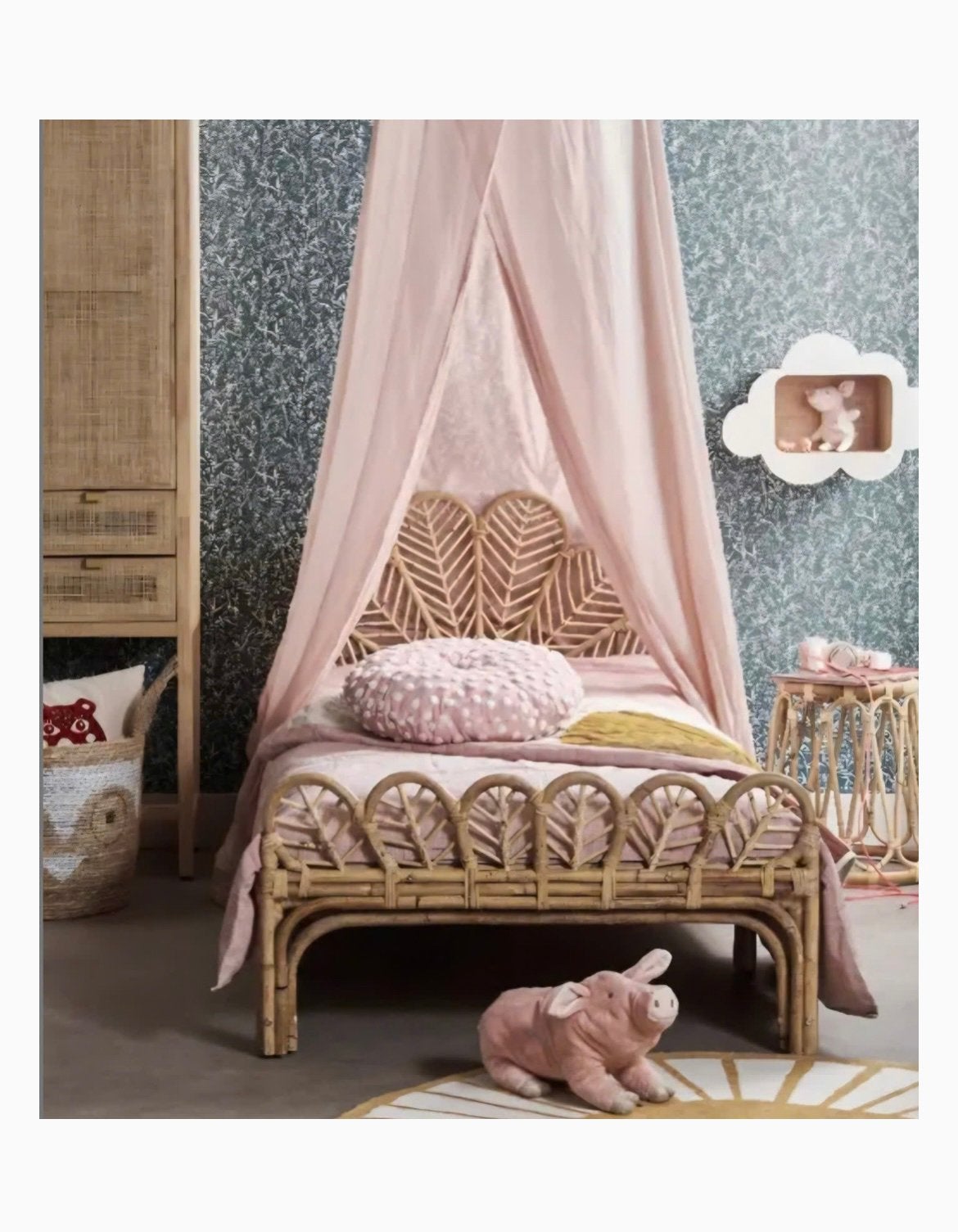 Gezocht: rotan kinderbed Evy. Regio Zeeland, Huis en Inrichting, Slaapkamer | Bedden, 90 cm, Eenpersoons, Ophalen of Verzenden