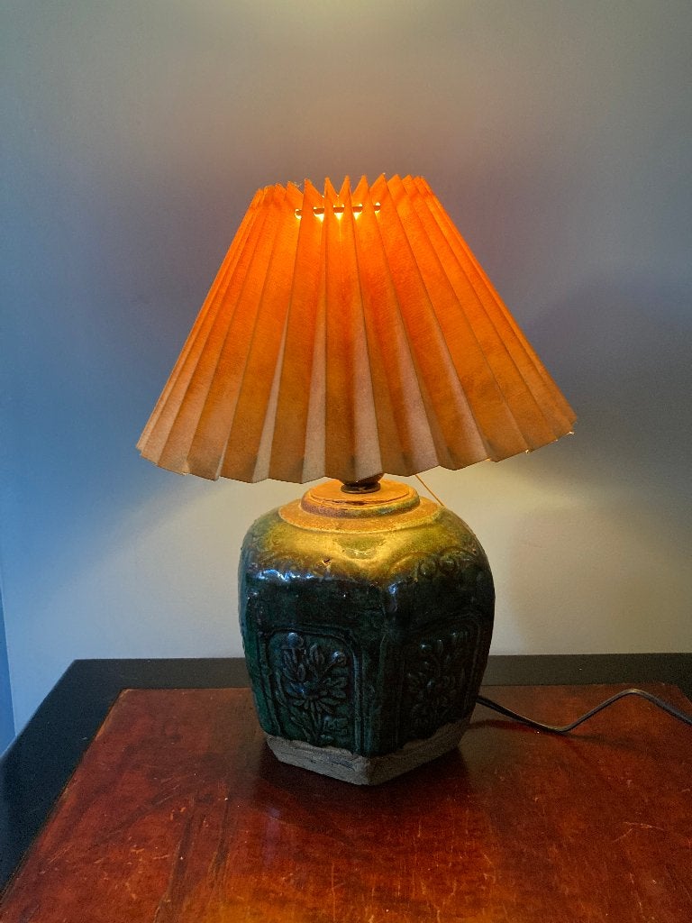 Vintage chinese gemberpot tafellamp, Ophalen of Verzenden