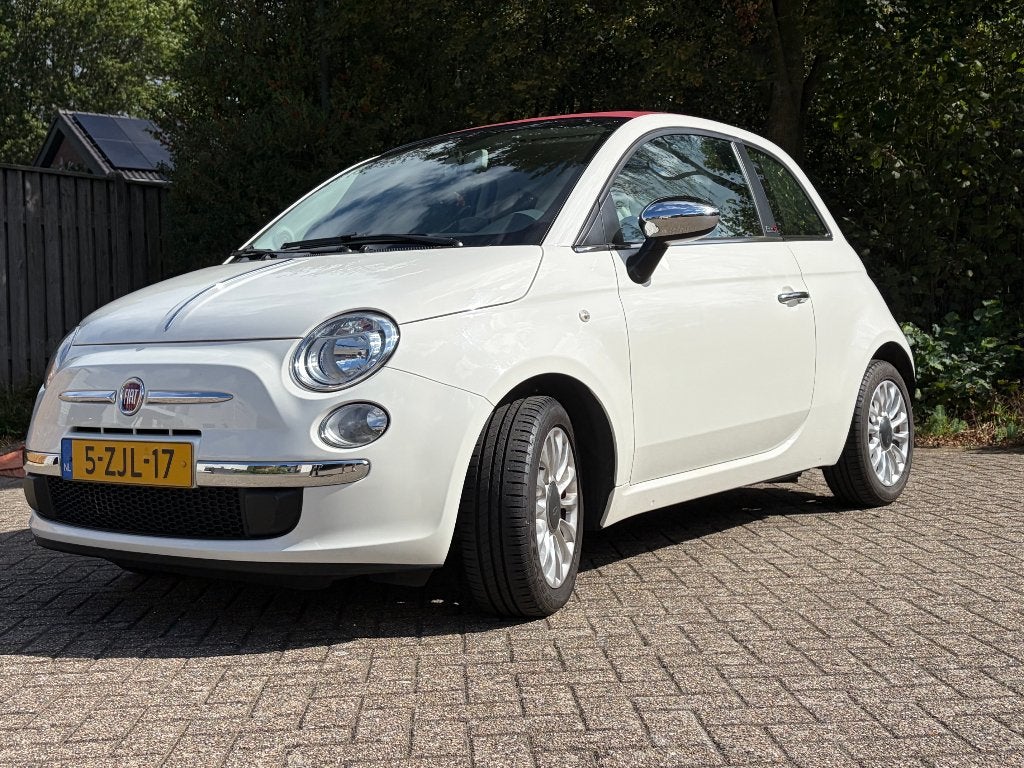 Fiat 500C Twinair Lounge 0.9 als NIEUW!, Voorwielaandrijving, 1045 kg, Cabriolet, 875 cc
