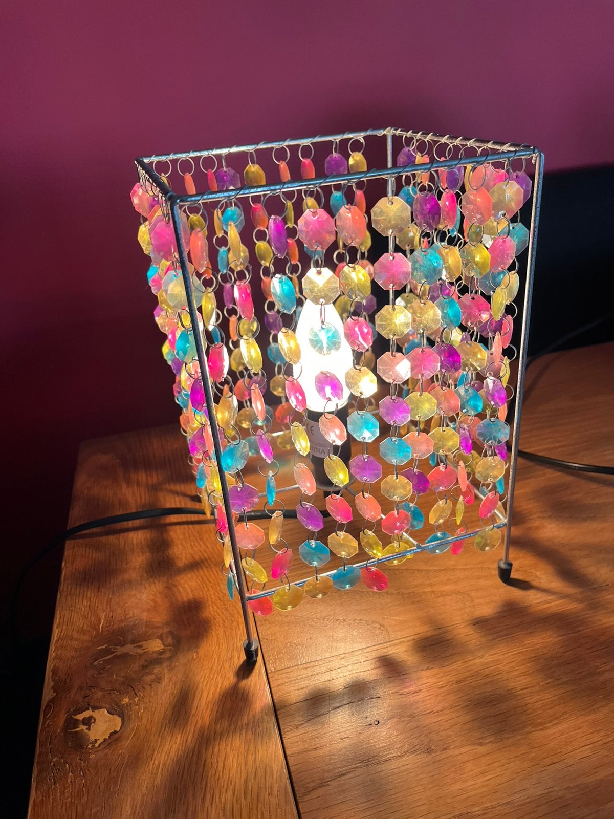 Lamp vitage look, Overige typen, Vintage, Meerkleurig, Met schakelaar