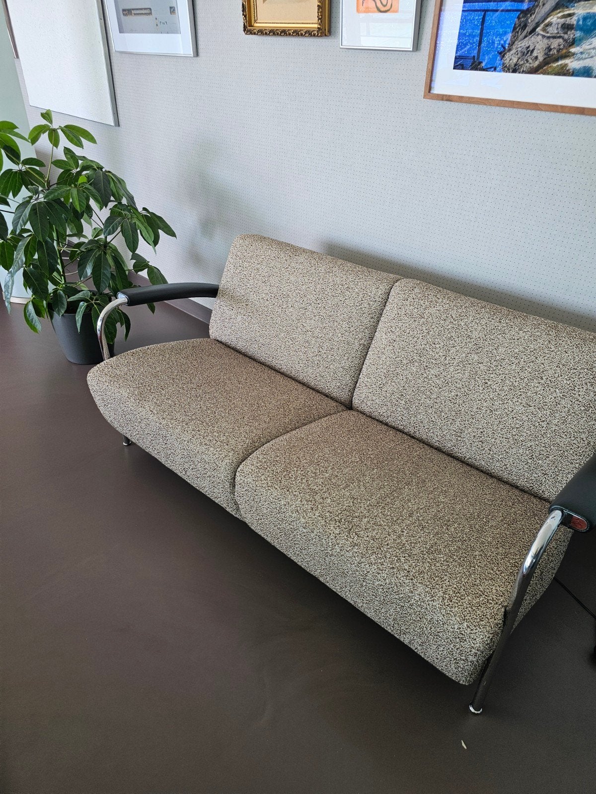 Leolux Scylla 2-persoons bank, Ophalen, Gebruikt, 150 tot 200 cm, Tweepersoons