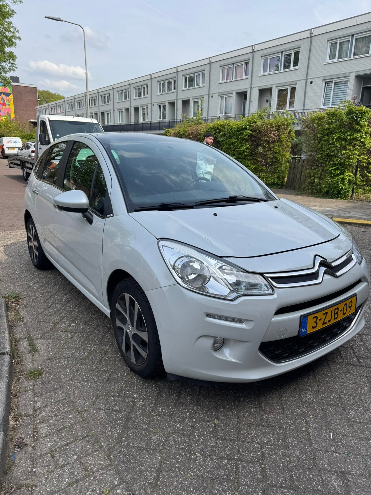 Citroën C3 1.2 PureTech ETG Automaat | Parelmoer Wit | NAP, 40 €/maand, 1199 cc, Leder en Stof, Origineel Nederlands
