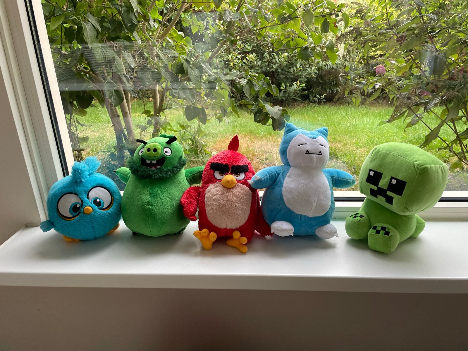 Zgan: Angry Birds, Pokémon Snorlax, Minecraft Creeper, Kinderen en Baby's, Gebruikt, Overige merken, Overige typen, Blauw
