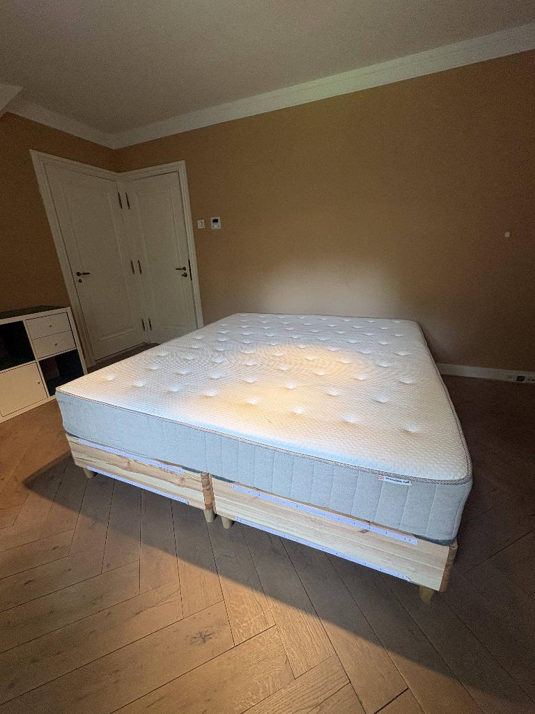 Luxe Ikea Vatneström boxspring 180 x 200 - nieuwstaat, Huis en Inrichting, Slaapkamer | Boxsprings, Ophalen, Overige kleuren, Tweepersoons