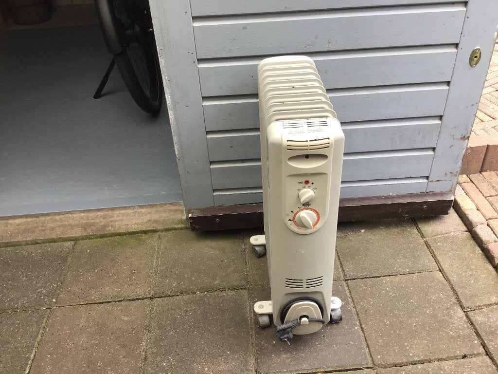 Verwarmingselement, Ophalen, Zo goed als nieuw