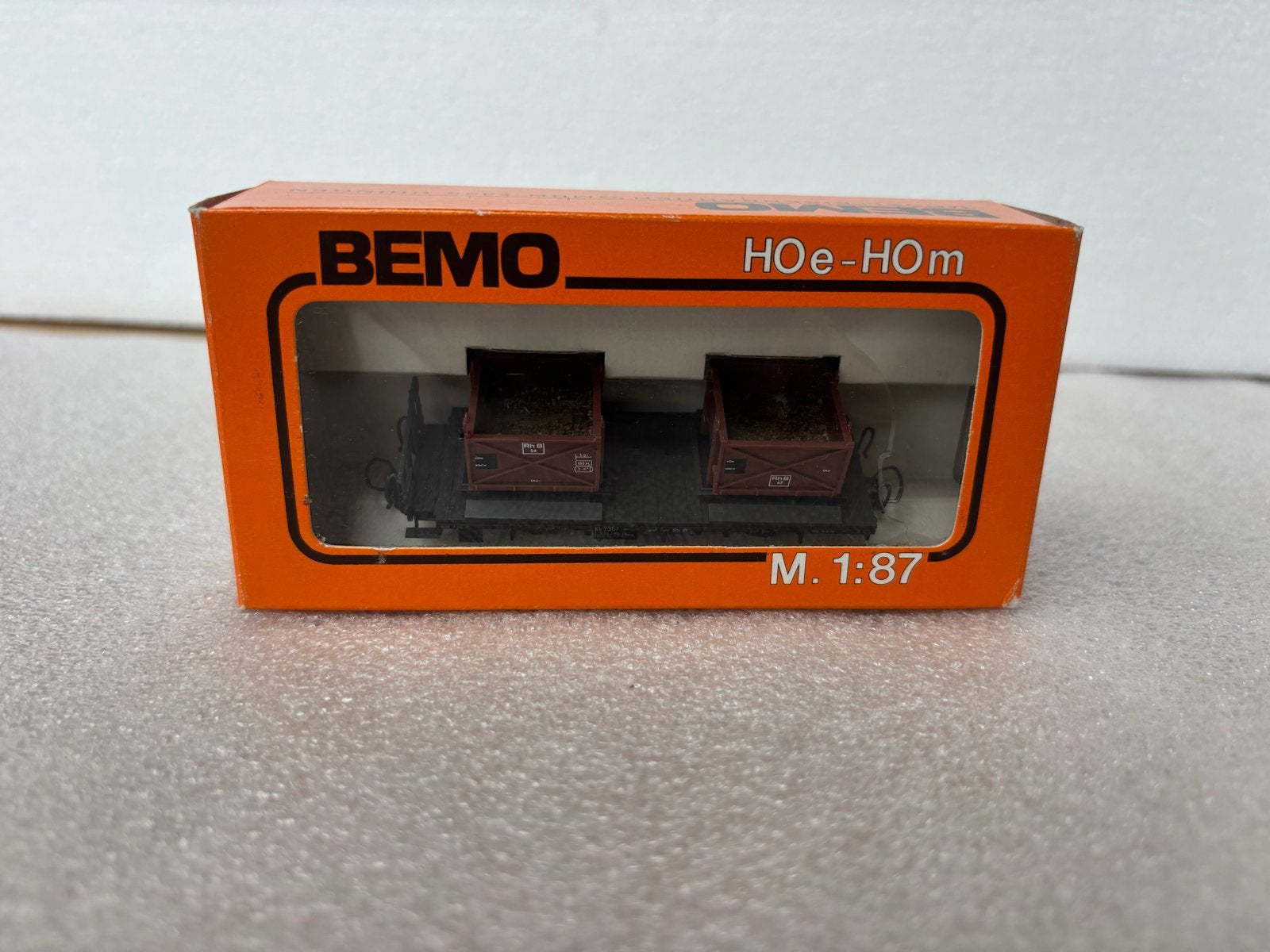 BEMO 1:87 - Platte wagens, Ophalen of Verzenden, Zo goed als nieuw, Wagon, Overige merken