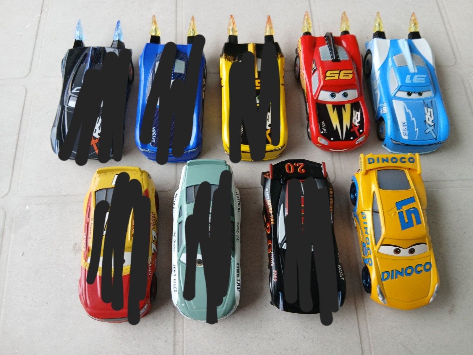 Disney Cars , Racers divers ZGAN, Ophalen of Verzenden
