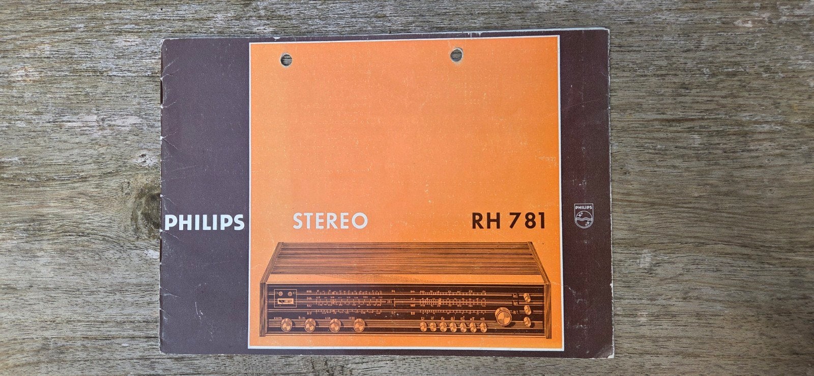 instructie boekje Philips stereo RH781, Ophalen of Verzenden