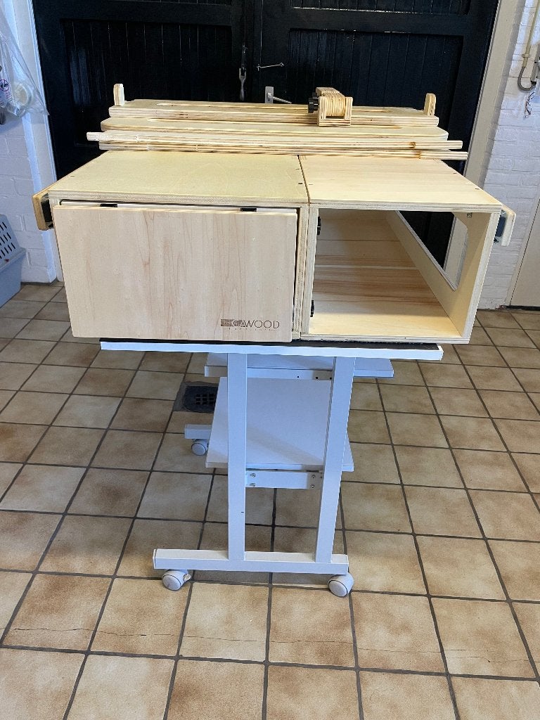 Compacte autocamperbox.Bed,keuken,opbergruimte, Ophalen, Nieuw, Campingmeubel-accessoire