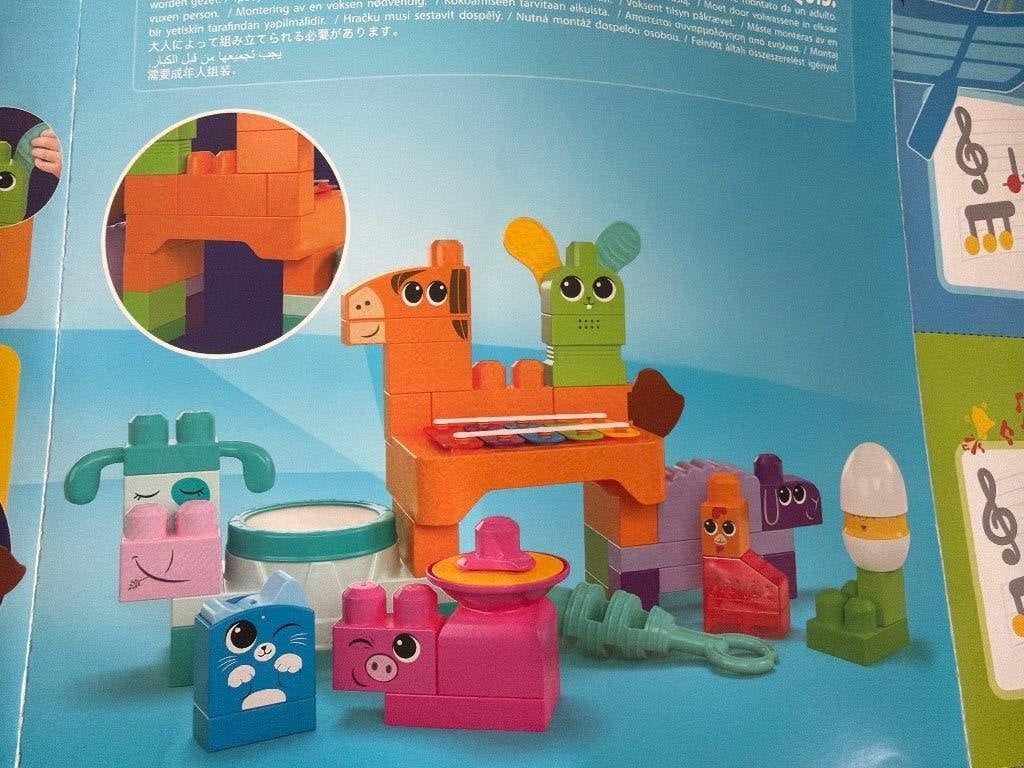 MEGA BLOKS Fisher-Price, Ophalen, Zo goed als nieuw, Speelset, Met geluid