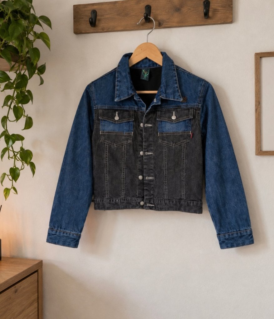 Stoere gevoerde spijkerjas 140, Kinderen en Baby's, Gebruikt, Ngn, Ophalen of Verzenden, Jongen