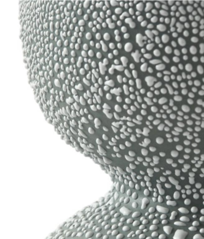 POLSPOTTEN Vaas Boolb Dots Dark Green M | Van €120, nu, Huis en Inrichting, Woonaccessoires | Vazen, POLSPOTTEN, Nieuw, Ophalen of Verzenden