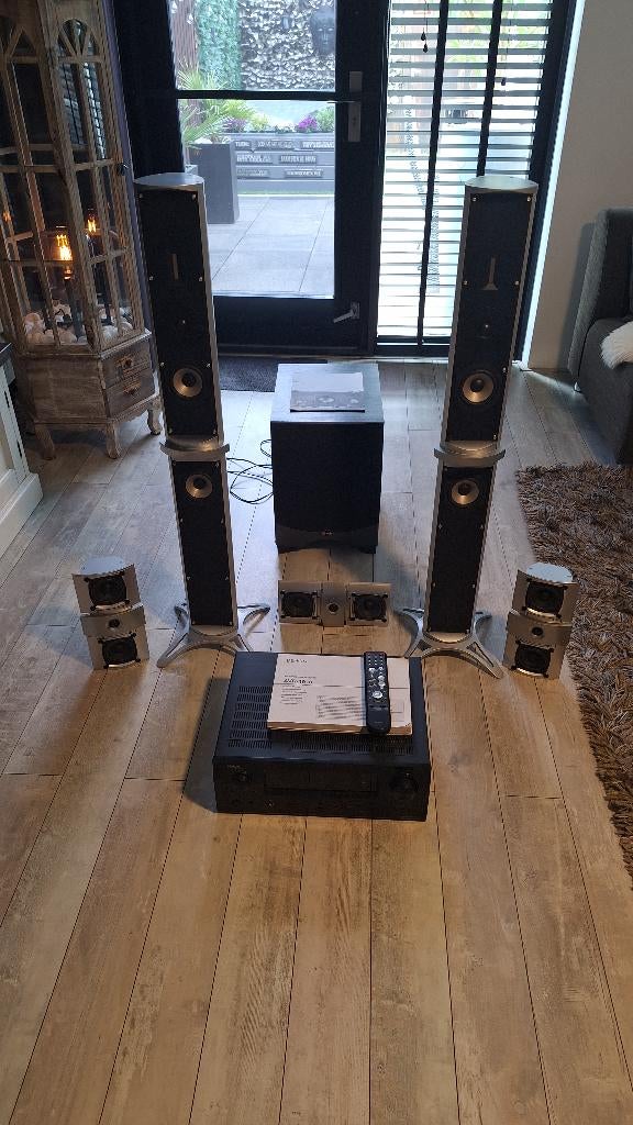 Home cinema set, Audio, Tv en Foto, Home Cinema-sets, Zo goed als nieuw, Overige spelers, 5.1-systeem, 70 watt of meer, Overige merken
