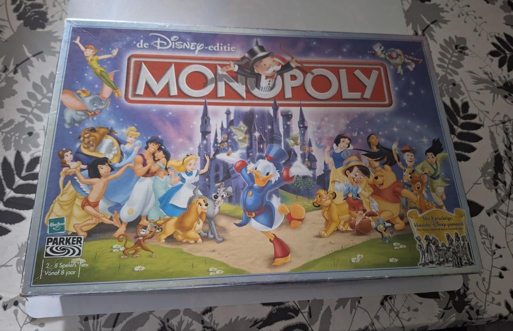 Monopoly. De Disney-Editie. Compleet., Vijf spelers of meer, Ophalen of Verzenden, Zo goed als nieuw, Parker.