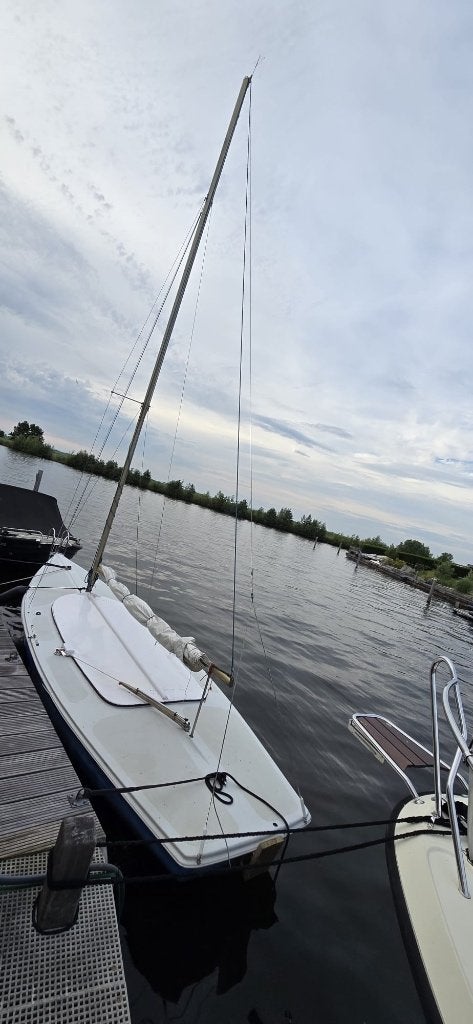 zeilboot, Watersport en Boten, Open zeilboten, Gebruikt, Overige merken, Overige typen, Polyester, Fok, Grootzeil, Inclusief zeilen