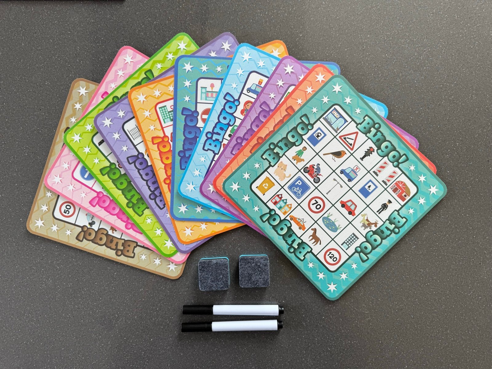 Reis Bingo Spel voor Kinderen, Een of twee spelers, Ophalen of Verzenden, Zo goed als nieuw, Reisspel