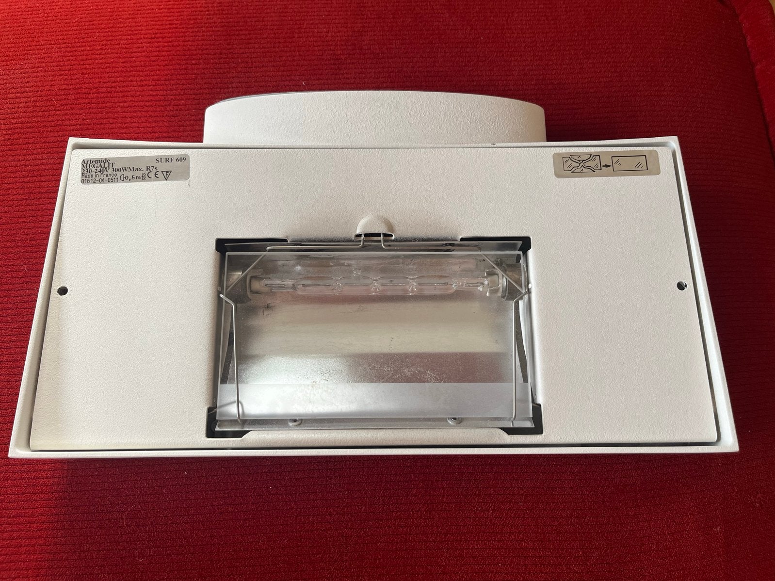 Artemide Surf Muurlamp - Design in Goede Staat, Ophalen, Zo goed als nieuw, Overige merken, Metaal