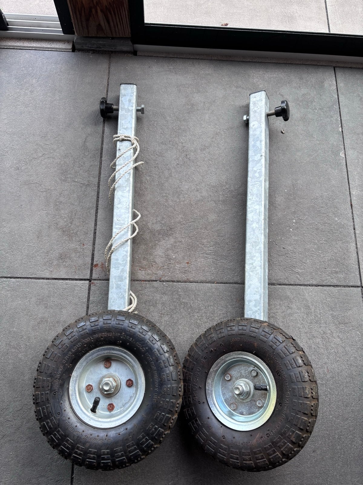 Strandwielen voor boot of kar, Ophalen, Gebruikt, Overige typen
