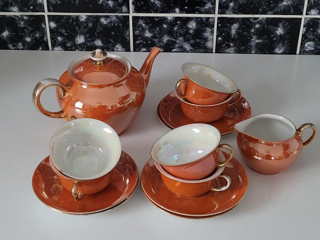 Theeservies art deco jaren 30, Antiek en Kunst, Ophalen