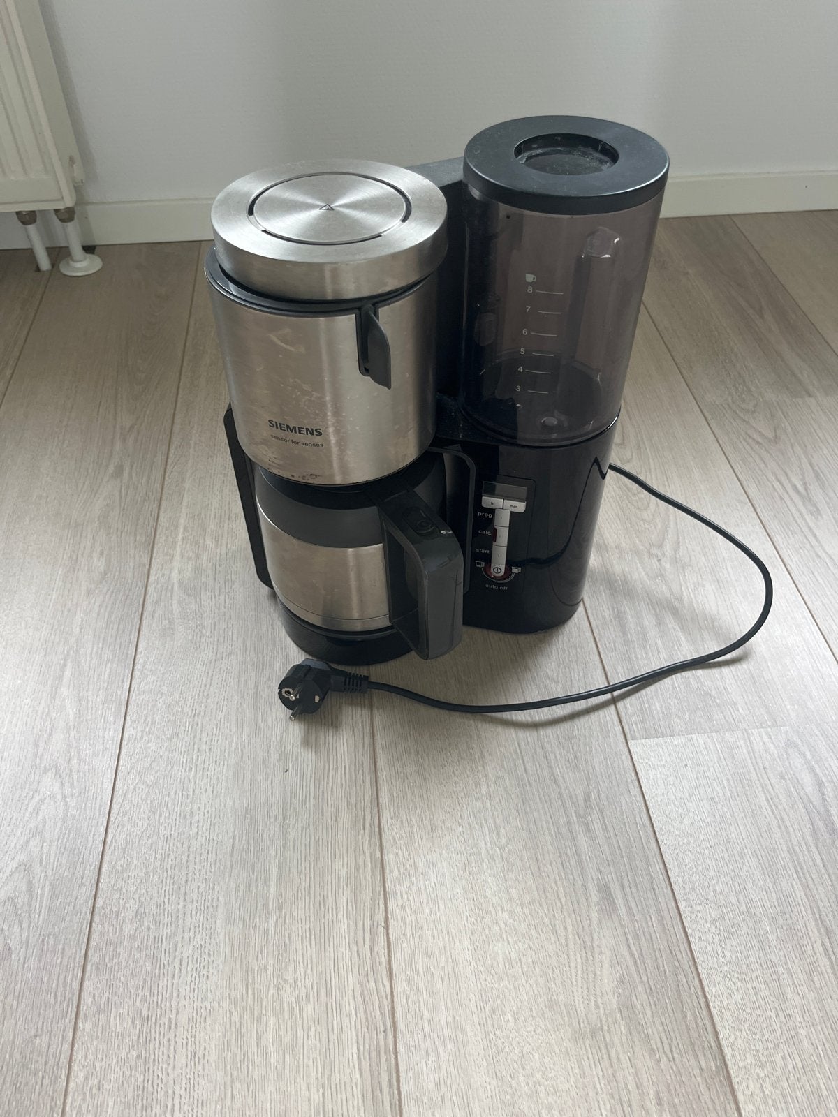 Siemens koffiezetapparaat met thermoskan, Ophalen, Gebruikt, 10 kopjes of meer, Koffiemachine