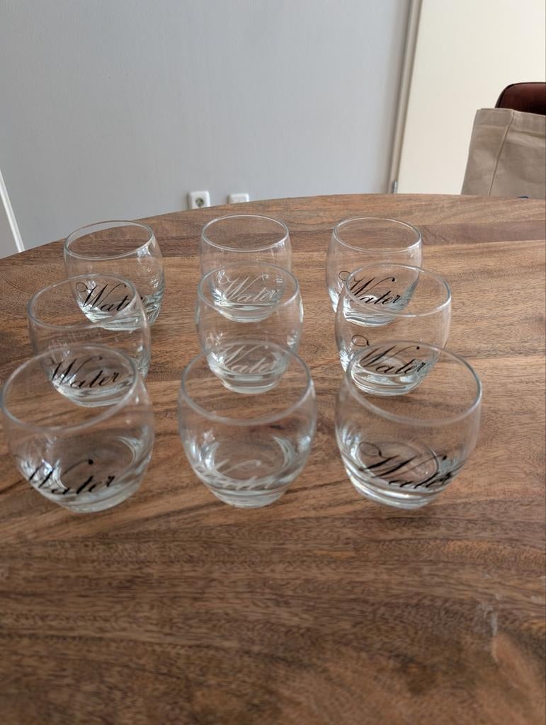 Waterglazen, Ophalen, Nieuw, Borrel- of Shotglas