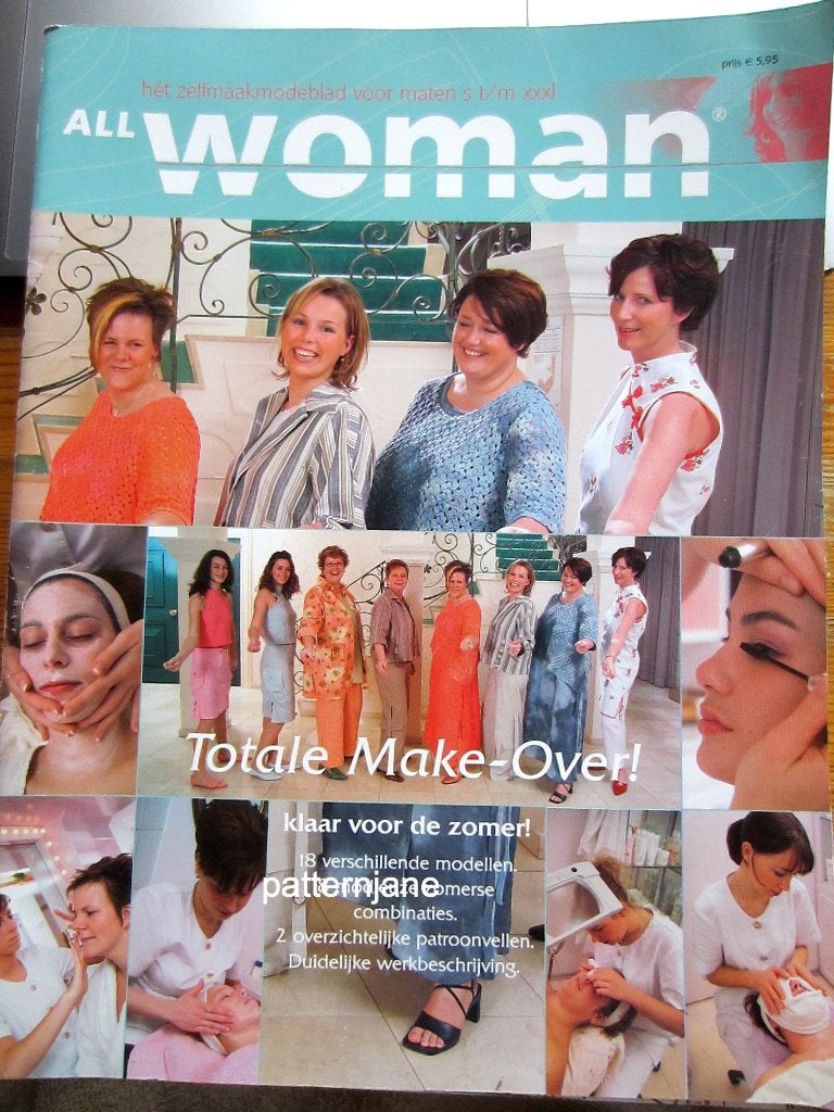 2 bladen vol kledingpatronen. All woman en Knipmode 7/2020, Hobby en Vrije tijd, Overige merken, Overige typen, Verzenden, Vrouw