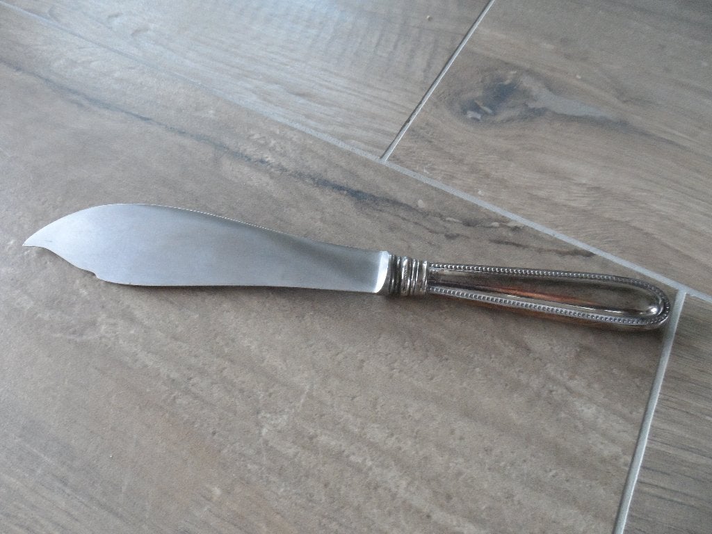 Mes met zilveren heft., Ophalen of Verzenden, Zilver