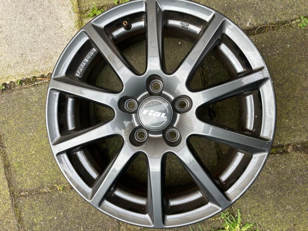 RIAL Velgen 16 inch, Auto-onderdelen, Banden en Velgen, Overige, Gebruikt, Velg(en), 16 inch