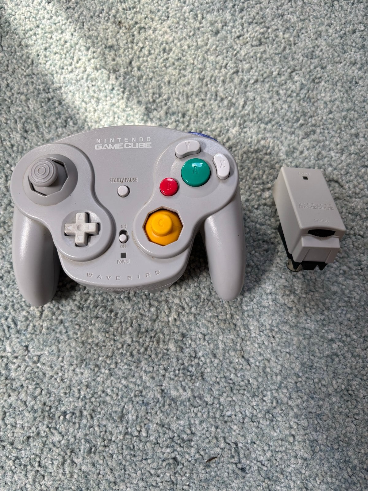 Nintendo GameCube WaveBird Controller met ontvanger, 1 speler, _, _, Ophalen of Verzenden