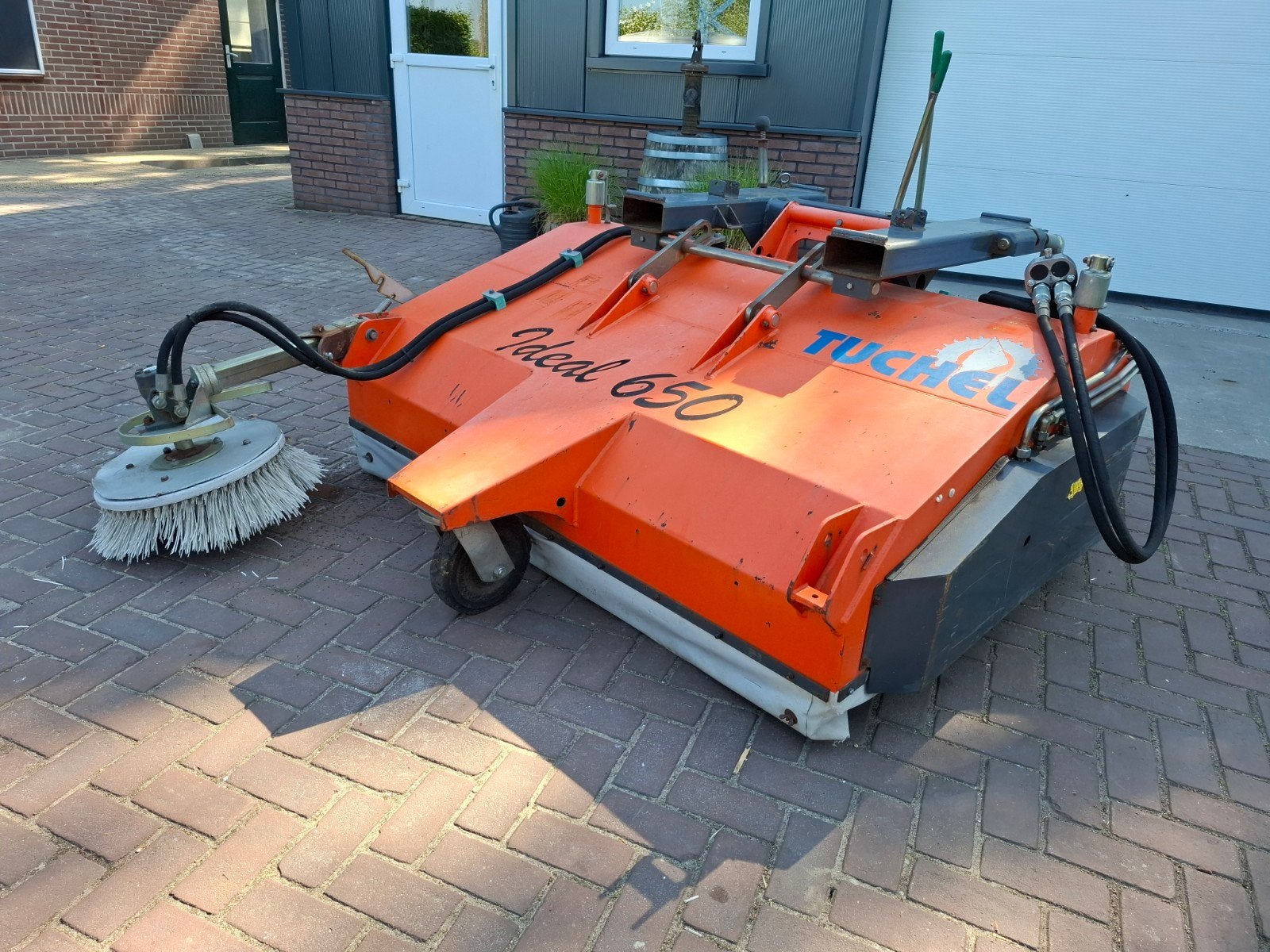 Tuchel rolbezem, veegbezem, zgst., Tuin en Terras, Veegmachines, Ophalen