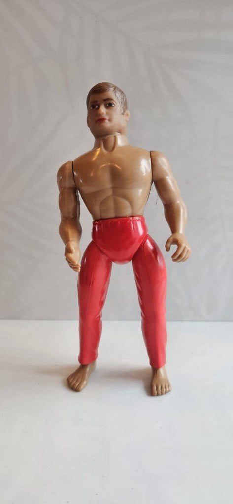Vintage Worstelfiguur 1986, Ophalen of Verzenden, Gebruikt