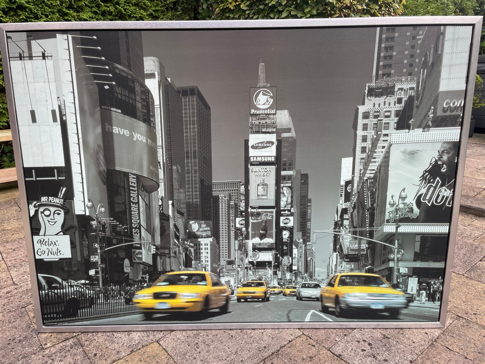 Times Square New York Canvas poster met gele taxi’ s, Ophalen, 125 cm of meer, 75 – 100, Print