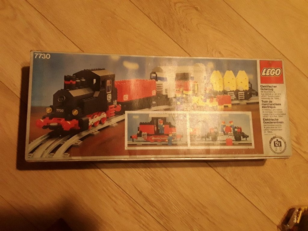 7730 lego 12v trein compleet (incl doos en tekening), Kinderen en Baby's, Ophalen, Gebruikt, Overige thema's, Lego