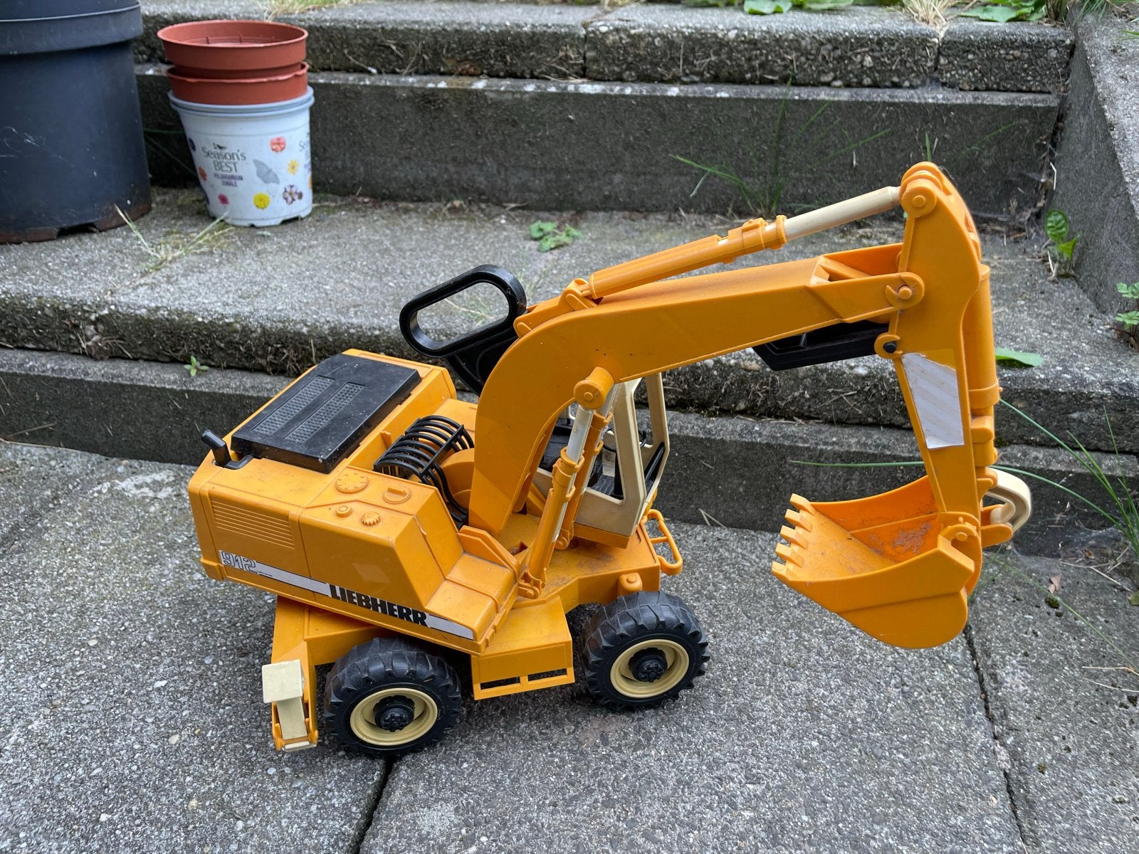 Liebherr 912 Graafmachine Speelgoed, Ophalen of Verzenden, Gebruikt